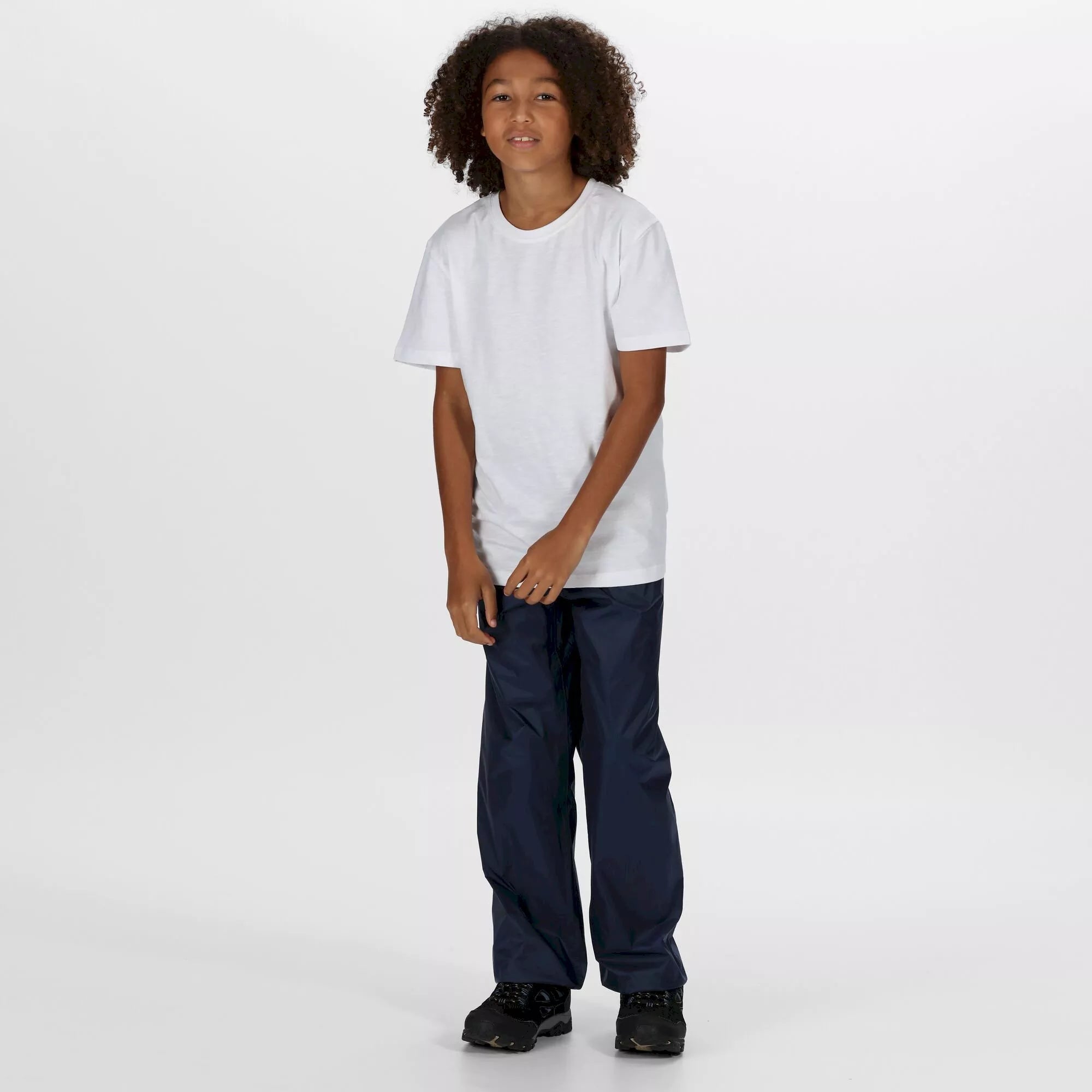 Regatta Kid's Pack It Waterproof Over Trousers Midnight