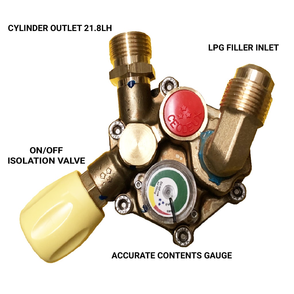 Gaslow Direct Fill 2.7kg Refillable Gas Cylinder