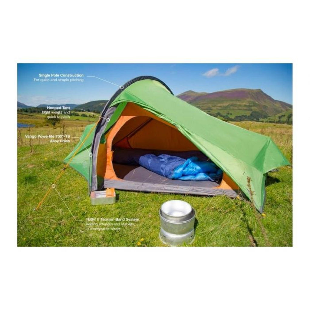 Vango Nevis 200 Tent - outside view with details