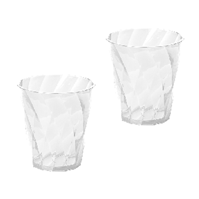 Omada Crystal Acrylic Short Tumblers x 2
