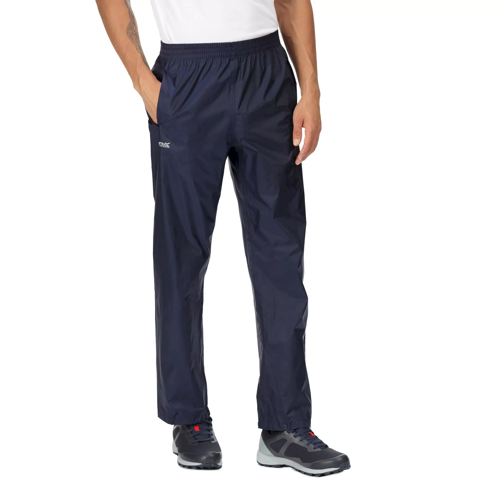 Regatta Men s Pack it Waterproof Over Trousers Navy