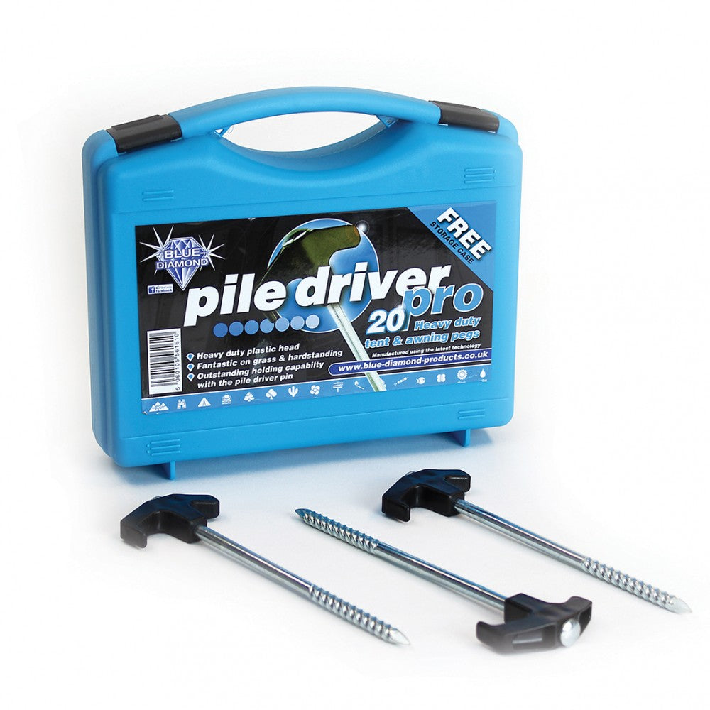 Blue Diamond Pile Driver Pro Pegs x 20