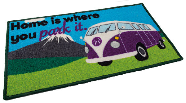 Quest Home is Where you Park it - Camper Van Door Mat