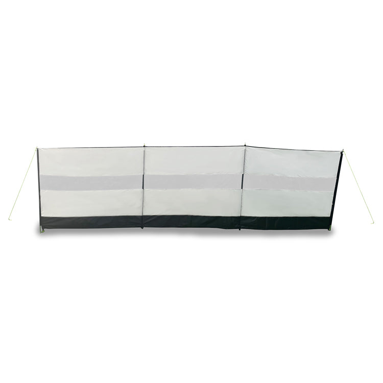 Quest Falcon 500 Poled Windbreak 3 Panel Grey