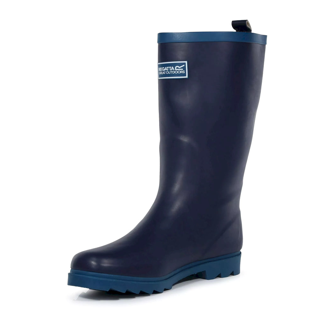 Regatta Ladies Fairweather Cosy Wellies Navy/Gulfstream