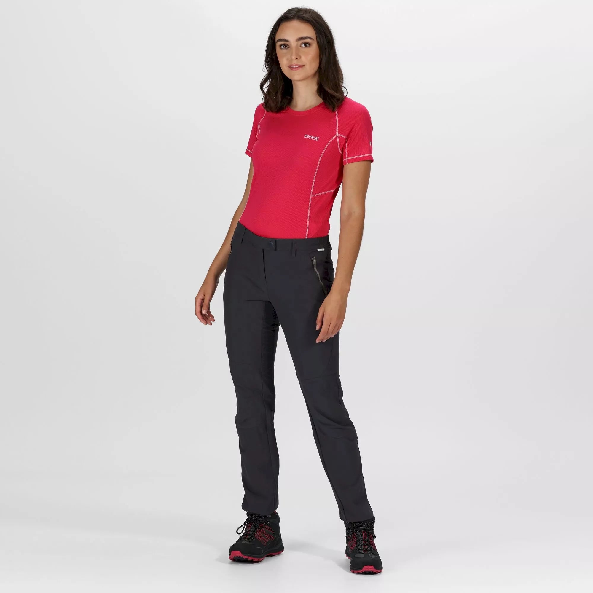 Regatta Ladies Highton Stretch Walking Trousers - Seal Grey