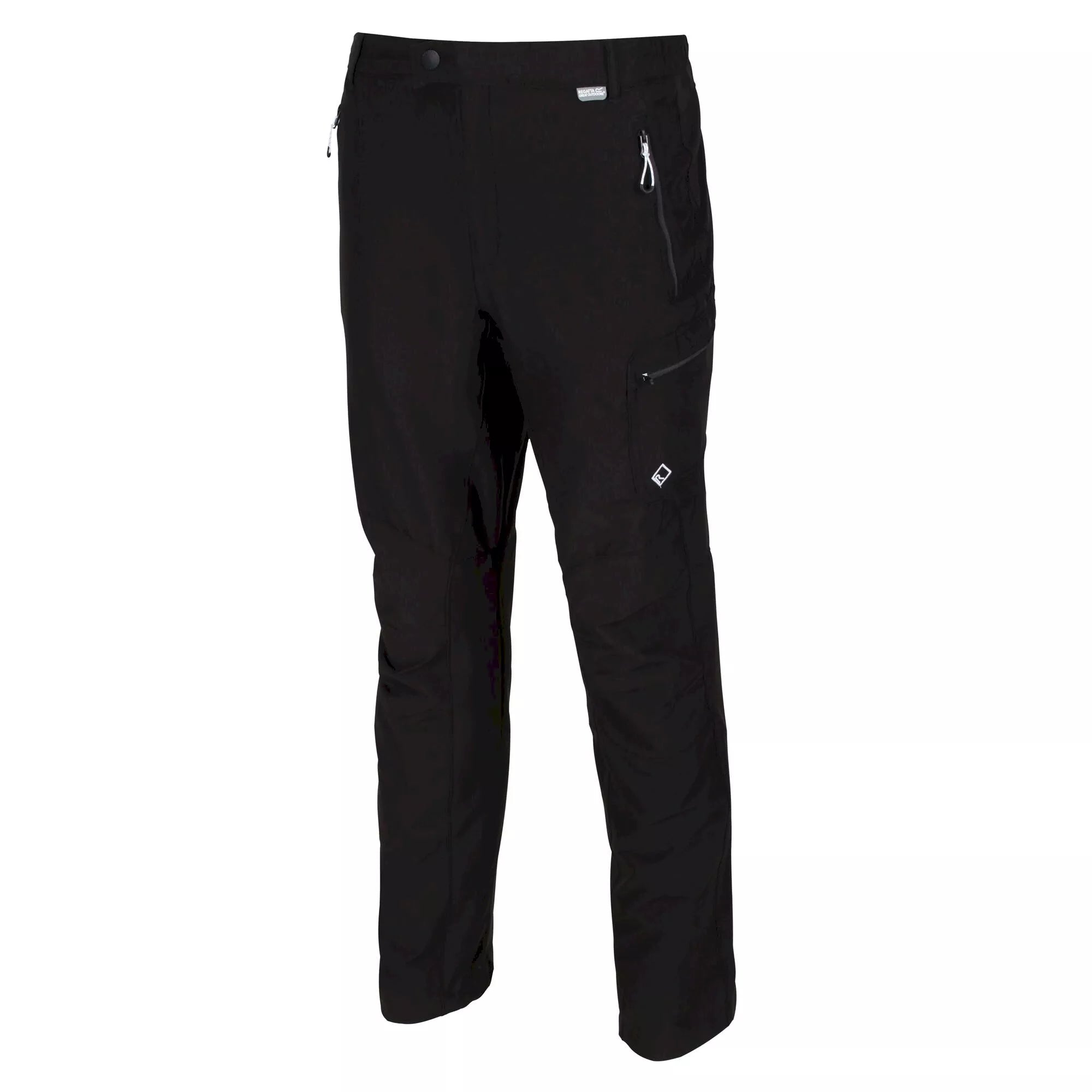 Men's Geo II Softshell Walking Trousers - Black | Regatta UK
