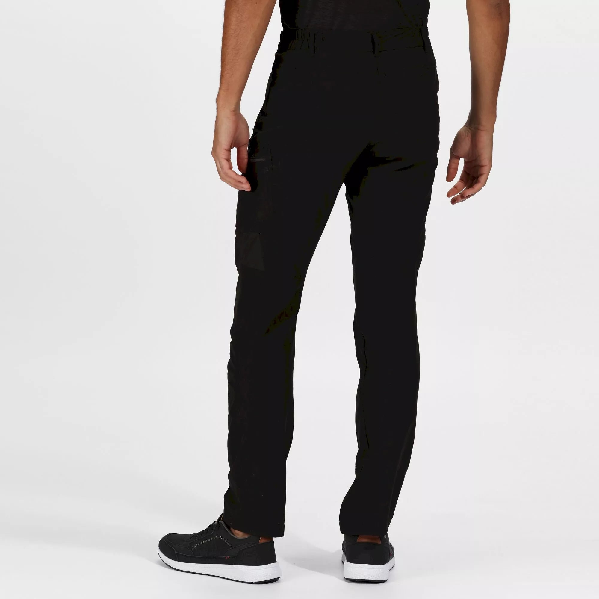 Regatta Men's Highton Stretch Walking Trousers RMJ216- Black