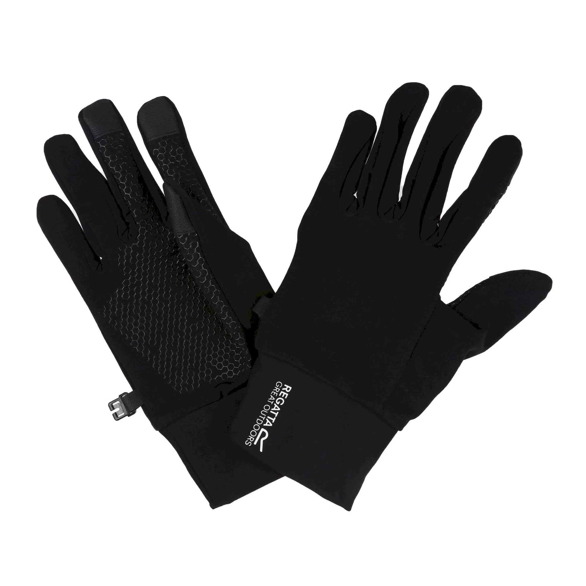 regatta unisex touch tip stretch gloves black