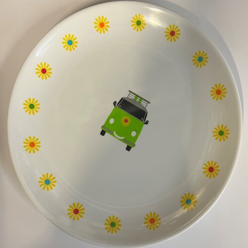 Flamefield Camper Smiles Melamine Side Plate