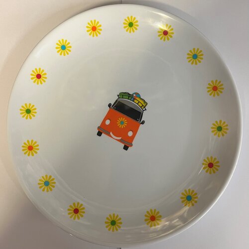 Flamefield Camper Smiles Melamine Side Plate