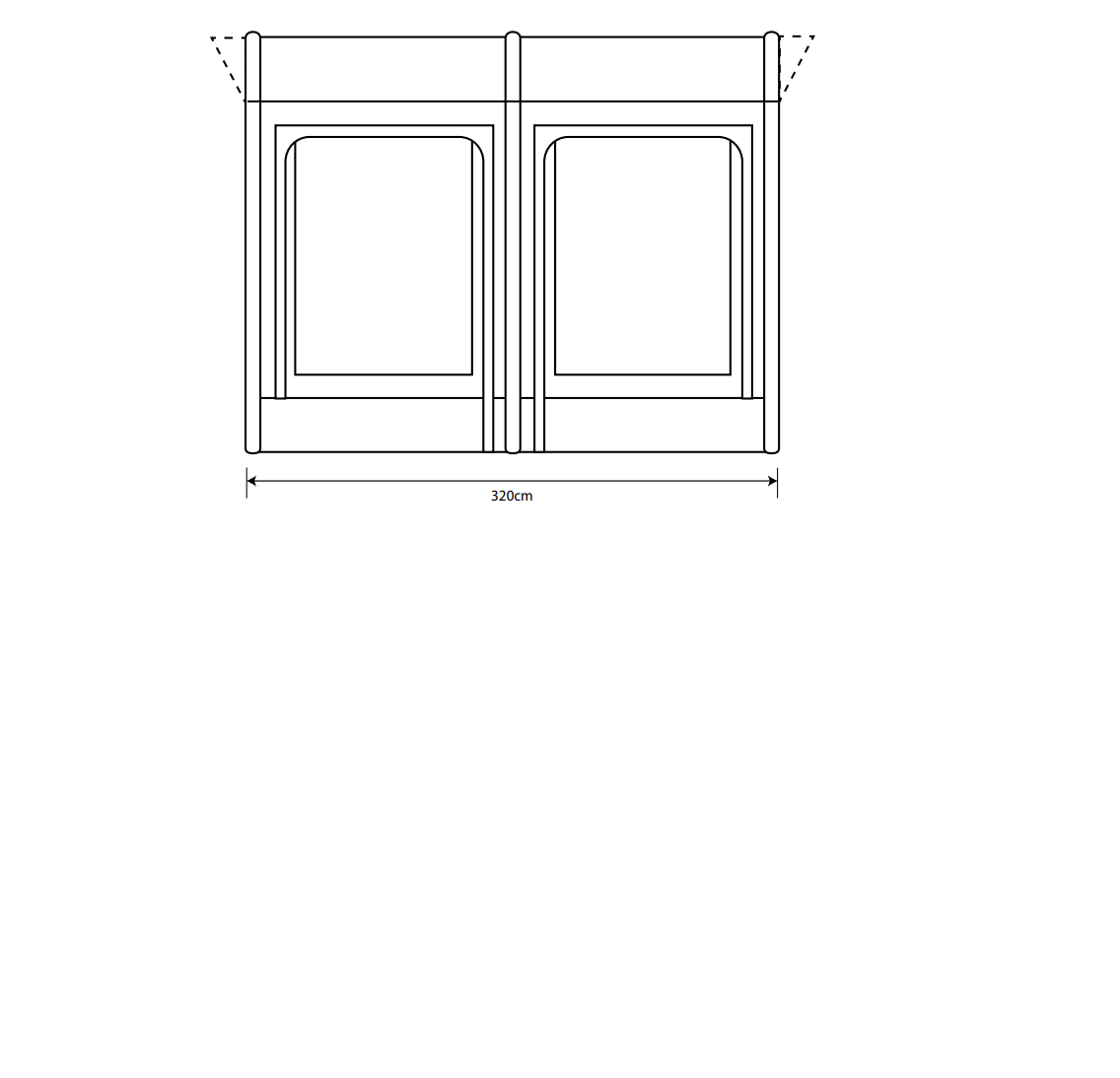 Outdoor Revolution Sportlite Air 320 Caravan Awning