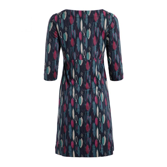 Weird Fish Starshine Organic Cotton Printed Dress