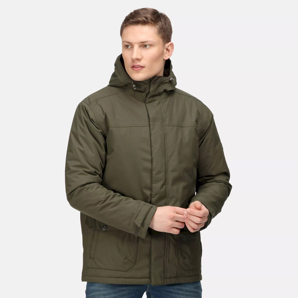 Regatta Men's Sterlings IV Waterproof Insulated Jacket  Dark Khaki