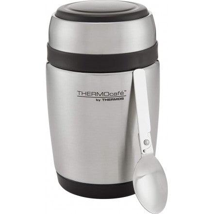 Thermos Curved Food Flask Stainless Steel 400 ML