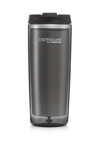 Thermos Thermocafe Flip Lid Travel Tumbler 350ML Grey