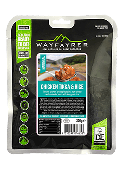 Wayfayrer Chicken Tikka & Rice Camping Food