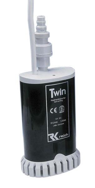 Reich 19L Twin Submersible Water Pump With Non Return Valve