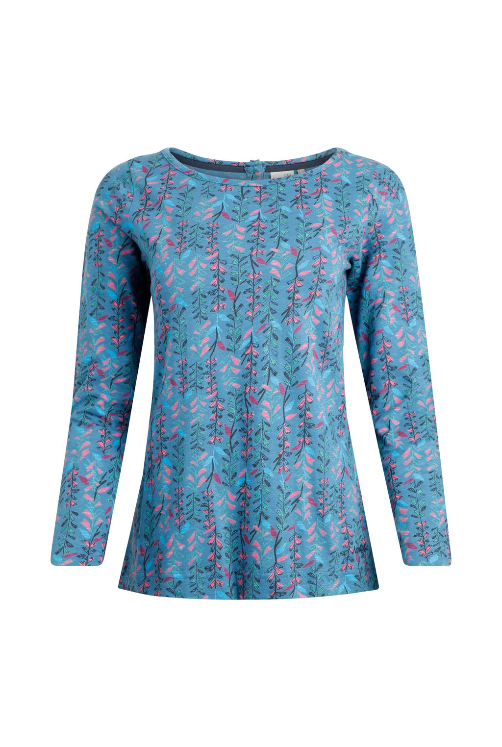 Weird Fish Tupelo Organic Printed Long Sleeved T shirt