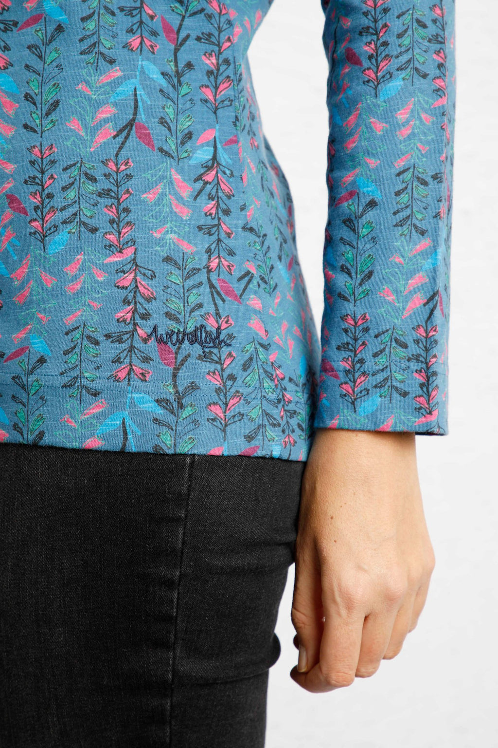 Weird Fish Tupelo Organic Printed Long Sleeved T shirt