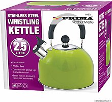 Prima 2.5 LTR Whistling Kettle Light Green