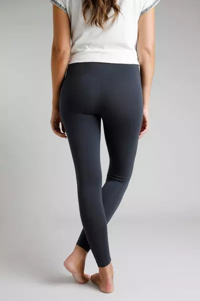 Weird Fish Louisa Stretch Leggings Washed Black