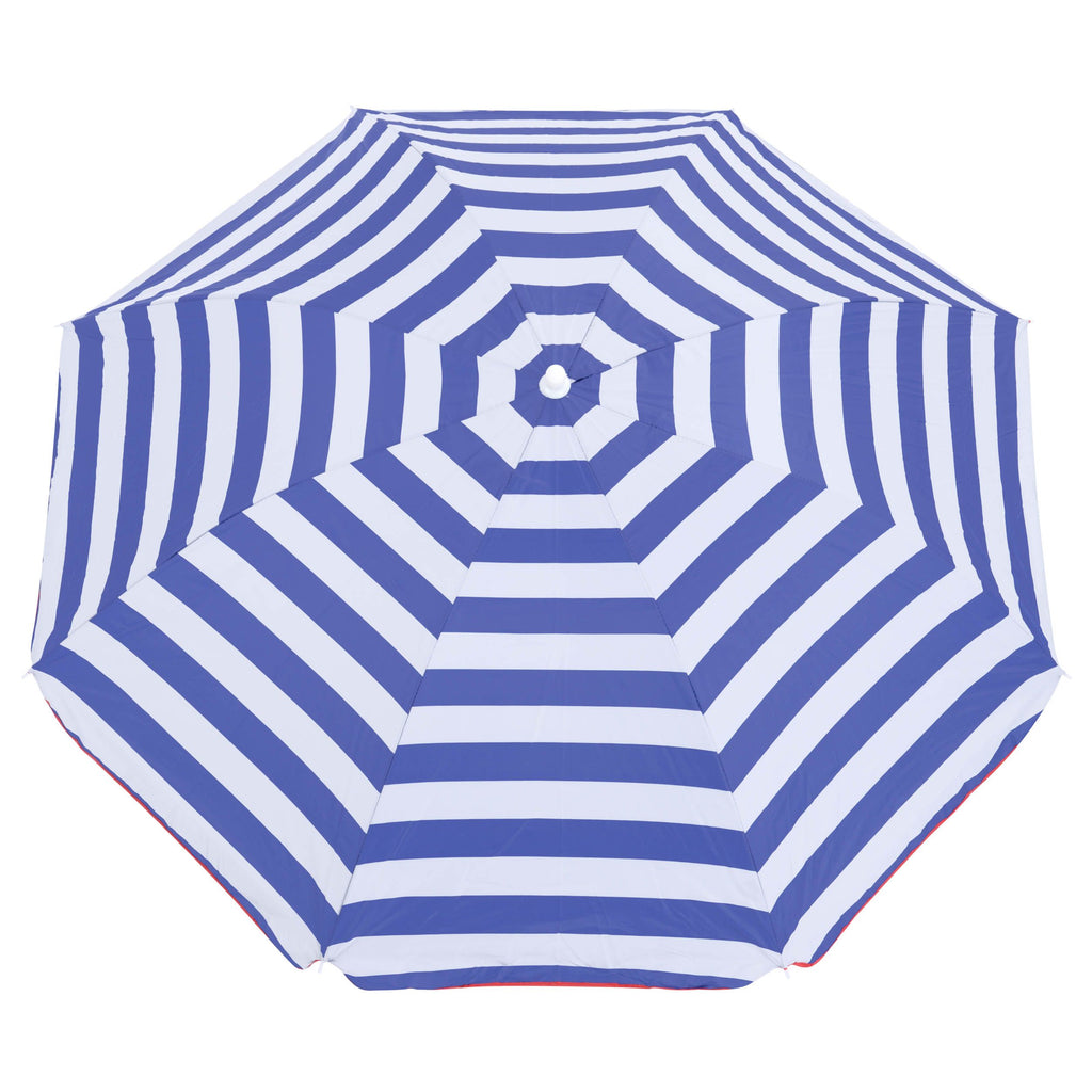 Yello Blue Striped Parasol UV50+